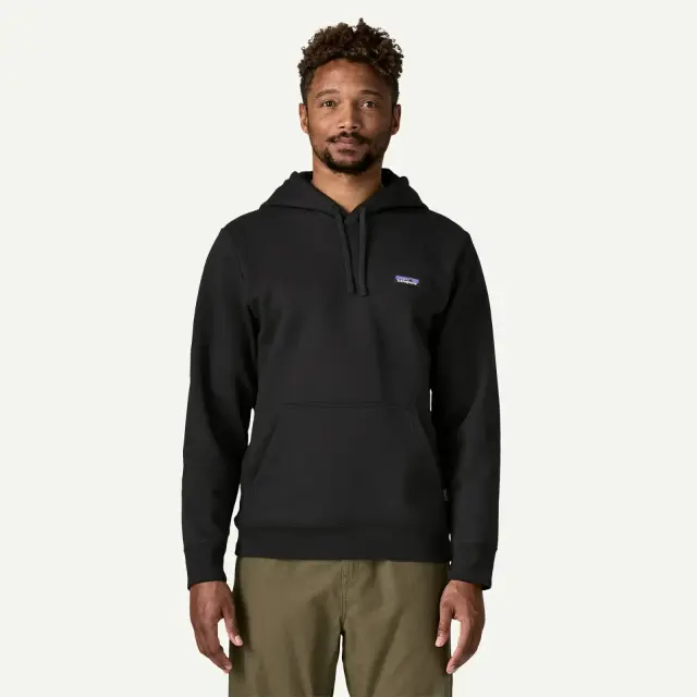 Patagonia Men's P-6 Label Uprisal Hoody Black Φούτερ - Medium