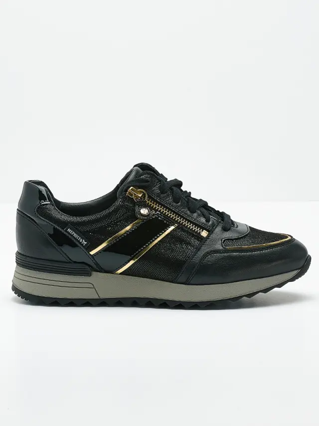 Mephisto Sneakers Γυναικείο δέρμα Μαύρο MEP/TOSCANA BLACK - 36 3