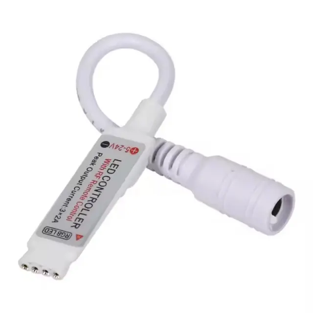 ATC Mini RF Ασύρματο RGB LED Τηλεχειριστήριο 5V-24V 12A 03.005.0227 2