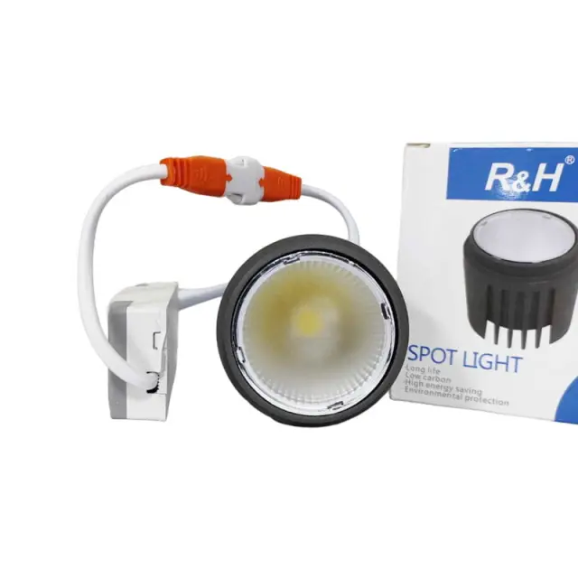 R&H LED λάμπα σποτάκι λευκός φωτισμός 10W 6500K 100-227V - Spot Light 0114050 2
