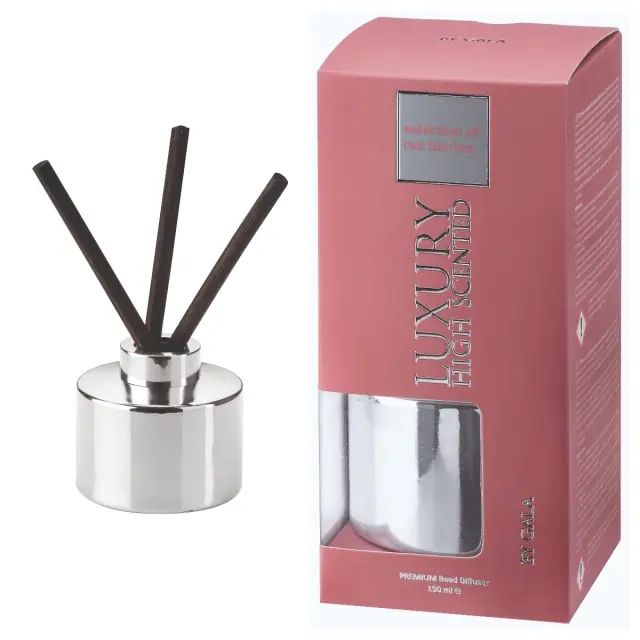 Diffuser Luxury Selection Of Red Berries 150 ml με 3 Ξυλάκια 8.5x7.5cm