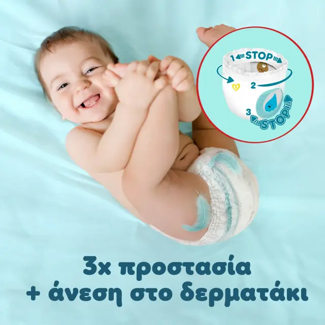 Pampers Πανες Premium Care Pants Monthly Pack (152τεμ) Νo3 (6-11kg) 3