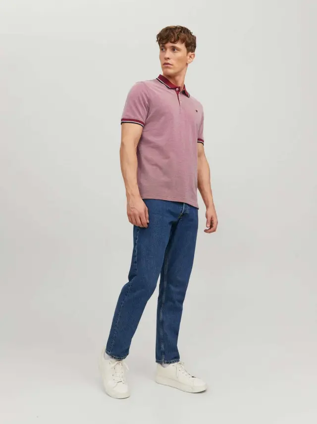 JPRBLUWIN POLO SS NOOS Red Dahlia 2