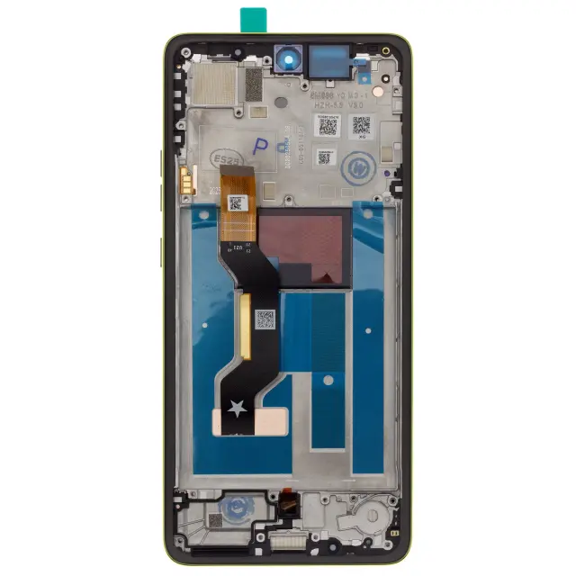 Motorola G86 LCD Display + Touch Unit + Front Cover Green (Golden Cypress) (Service Pack) 2