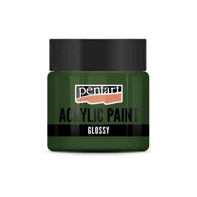 Χρώμα ακρυλικό Glossy (Γυαλιστερό) 50ml Pentart, Pine Green