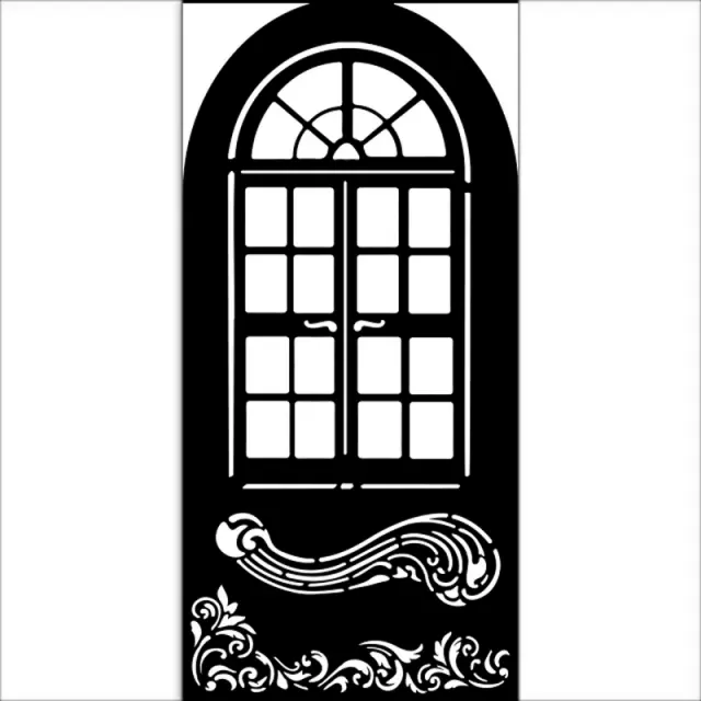 Thick Stencil 12x25cm, Stamperia, Masquerade, Window