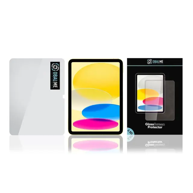 OBAL:ME 2.5D Glass Screen Protector for Apple iPad 10.9 2022/11 2025 Clear 3