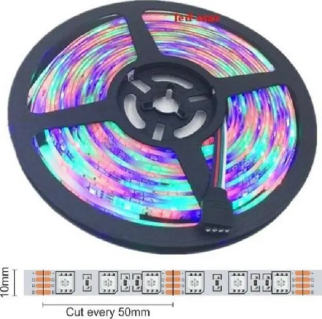 Ταινία LED 5m RGB με τροφοδοτικό 12V IP65 SMD5050 SPOTLIGHT 5196 3