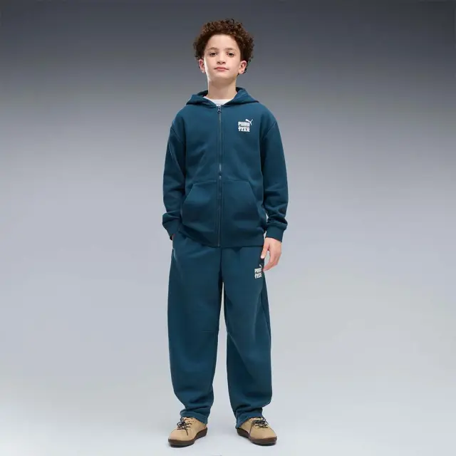 Puma Boy's Mid 90s Relaxed Barrel Sweatpants Πετρόλ 694668-36 (Puma) 3
