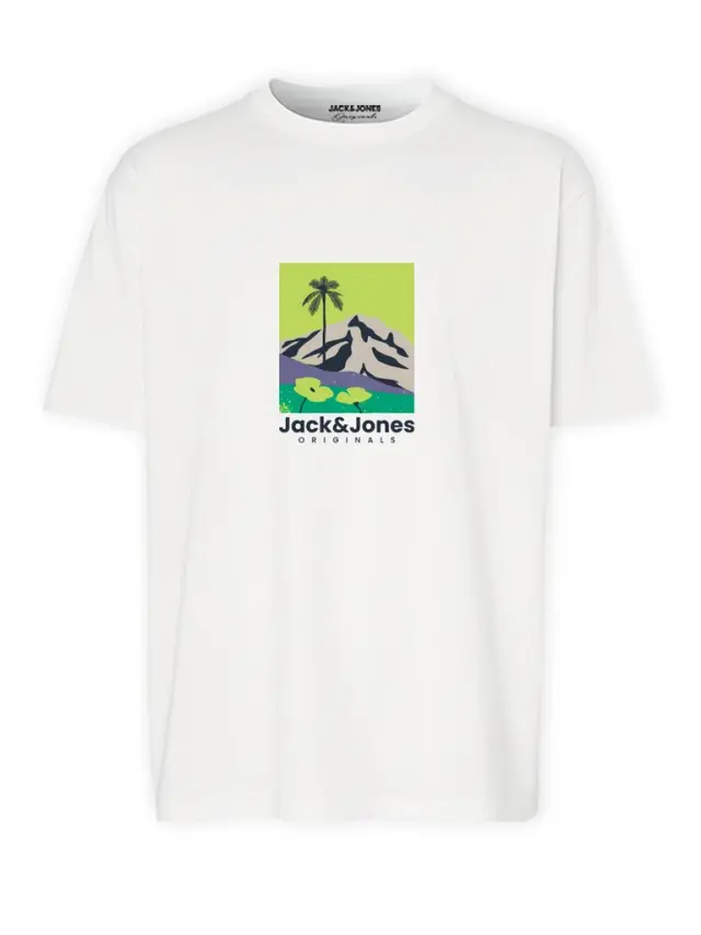 JORGOLDENLAKE TEE SS CREW NECK bright white - XL
