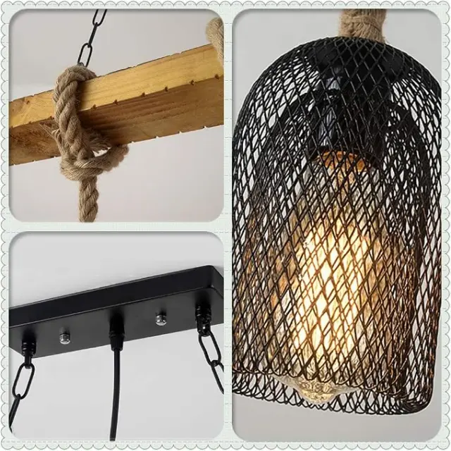 Φωτιστικό οροφής τραπεζαρίας Rustic - 12 - 430521 3