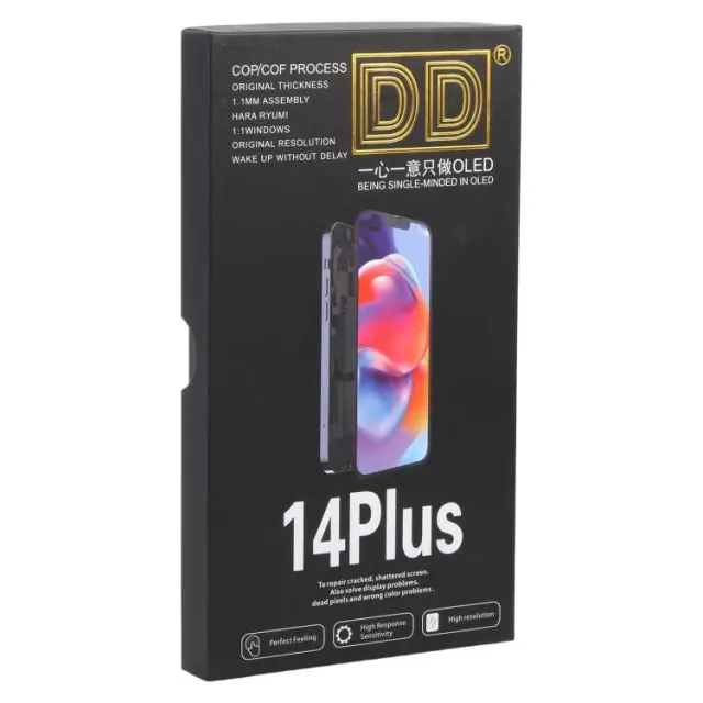 DD Audio Οθόνη OLED με Μηχανισμό Αφής για Iphone 14 Plus (Μαύρο)