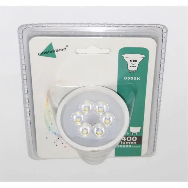 LED ΛΑΜΠΑ GU10 5W 400Lm 6500K LI-LA-6605 2