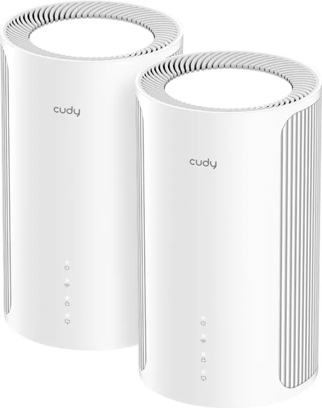 Cudy M11000 Tri-Band Wi-Fi 7 Mesh System, BE11000, 2 pack