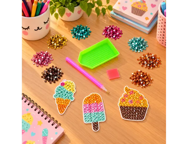 Παιδικό Σετ Χειροτεχνίας με διαμαντάκια Sweet Snack Colorem - Ηλικίες 6 ετών και άνω WPER225