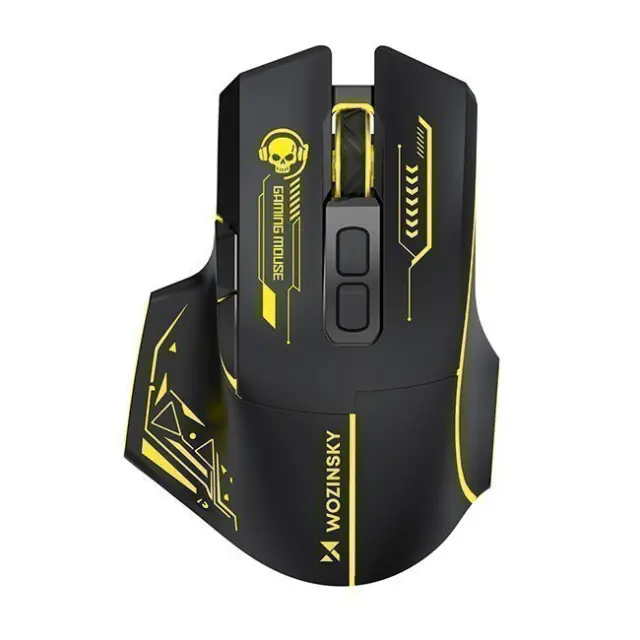 Wozinsky Gaming Mouse WMGB-1181 Wireless Optical 3200DPI Black / Yellow
