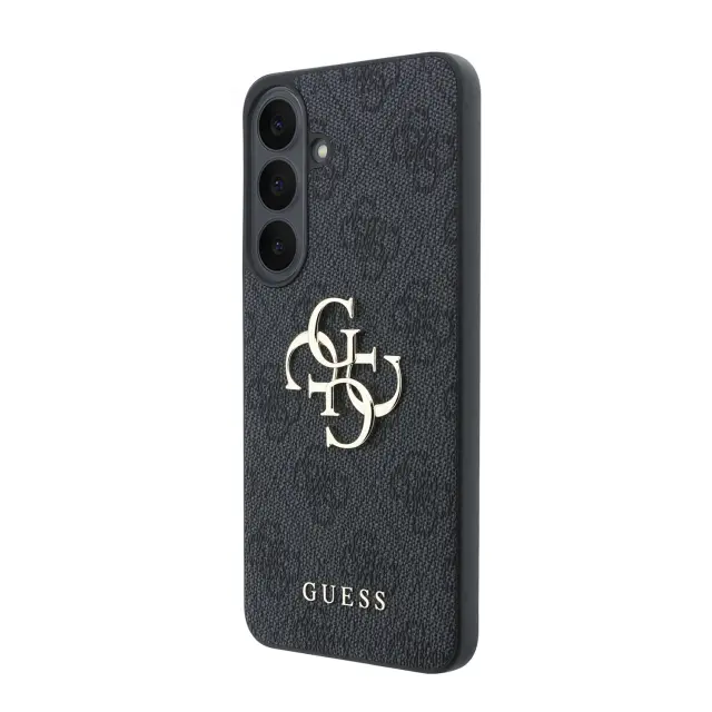 Guess PU 4G Metal Logo Case for Samsung Galaxy S26 FE Grey 2