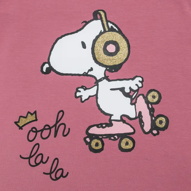 Μπλούζα Snoopy με glitter 2