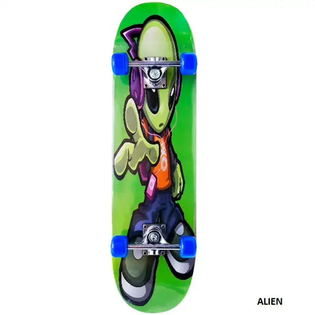 ΑΘΛΟΠΑΙΔΙΑ Τροχοσανίδα στενή - Purple/Black L. Blue Man Complete Skateboard 2