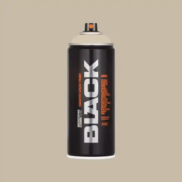 Montana Black Spray Paint 400ml BLK-7110 Gambetta
