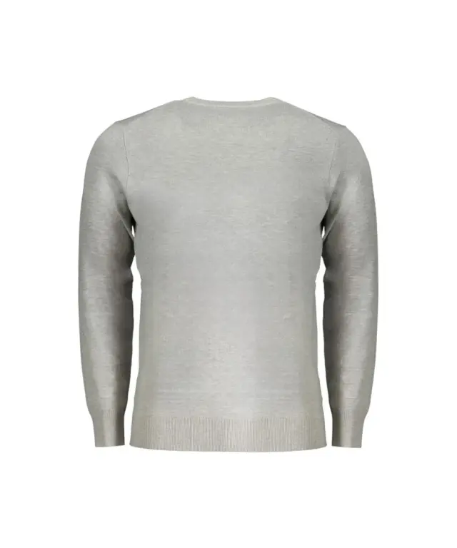 Norway Nautical School - Ανδρικό πουλόβερ Crewneck 833101-GREYME Γκρι Ανοιχτό 2
