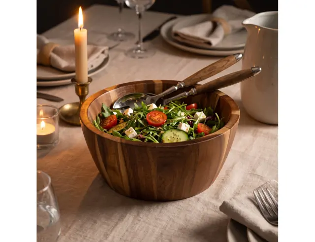 Μπολ Σερβιρίσματος Alicante Secret de Gourmet από Ξύλο Ακακίας, με διαστάσεις 16x16x7cm 188885