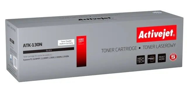 Activejet ATK-130N Toner (replacement for Kyocera TK-130; Supreme; 7200 pages; black)