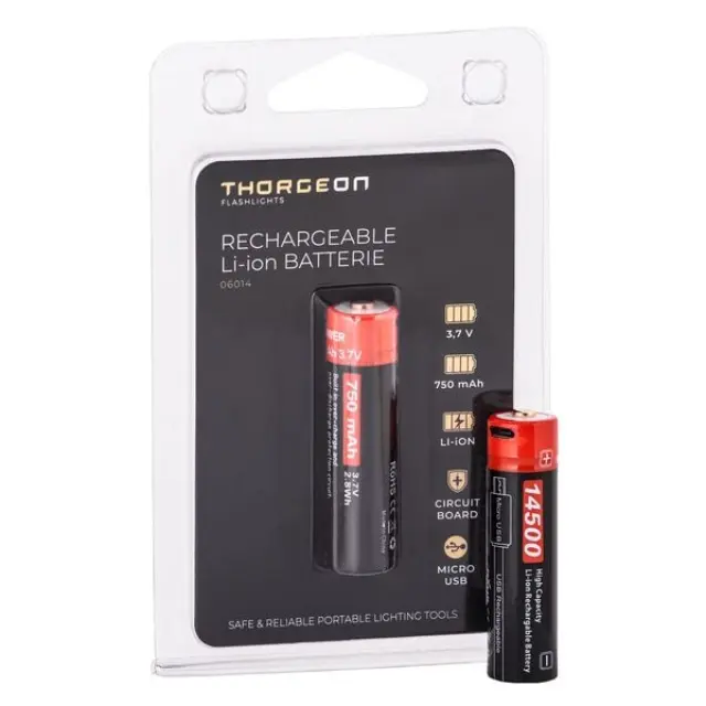 Rechargeable Li-ion Batterie 3.7V 750Mah
