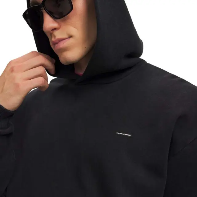 Under Armour Men's Icon Vintage Fleece Hoodie Μαύρο 6019104-008 (Under Armour) 3