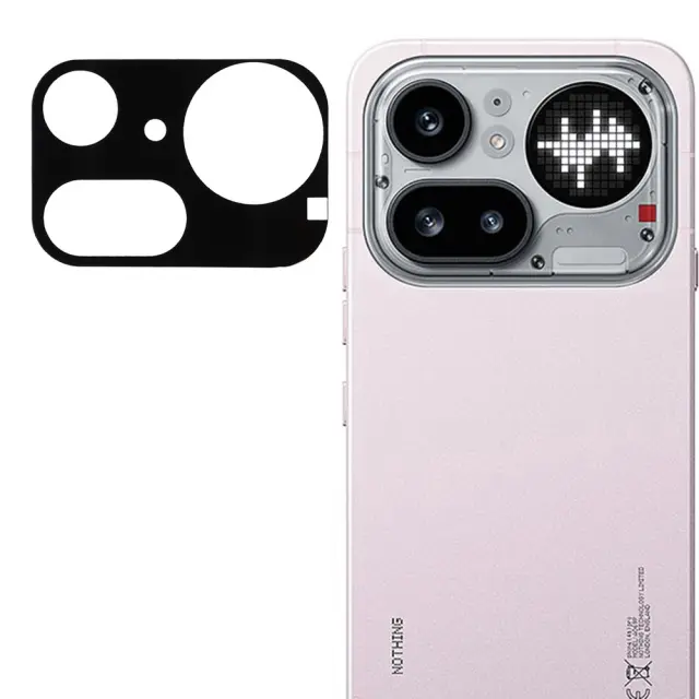 Techsuit - Full Camera Glass - Nothing Phone (4a) Pro - Black
