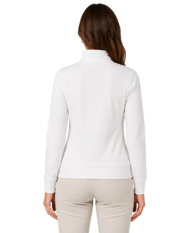 Norway Nautical School - Γυναικεία Ζακέτα Φούτερ 852410-WHITE Λευκό 2