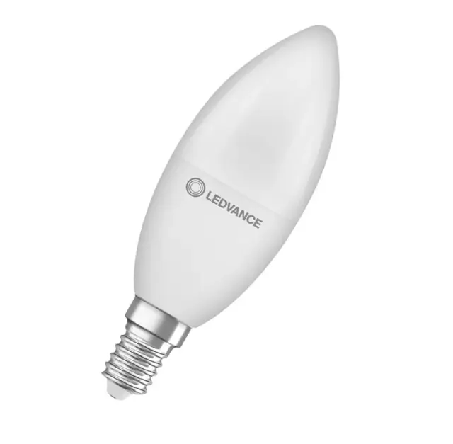 ΛΑΜΠΤΗΡΑΣ LED 7,5W B40 ΚΕΡΙ VALUE 806LM ΘΕΡΜΟ ΛΕΥΚΟ 2700K E14 230V LEDVANCE