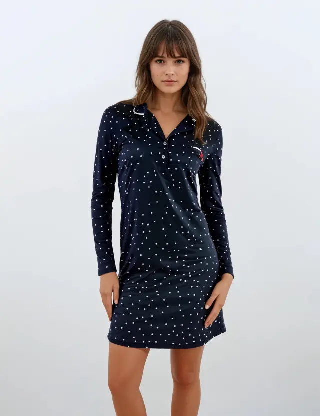 W967 - Type - NIGHTGOWN BLUE DOT 2
