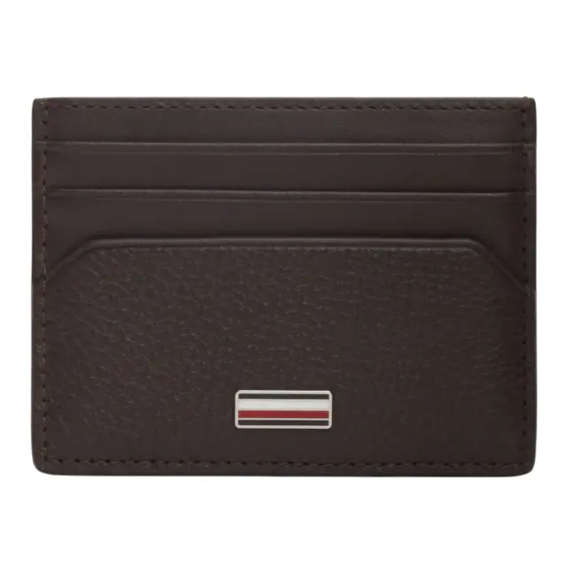 Ανδρική Δερμάτινη Καρτοθήκη Tommy Hilfiger AM0AM14494-GB6 Καφέ Καφέ - One Size