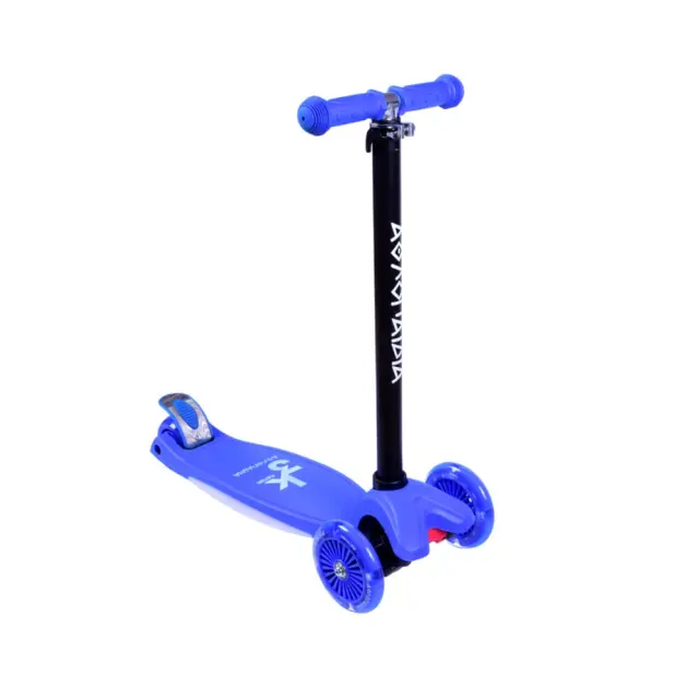 ΑΘΛΟΠΑΙΔΙΑ 3τροχο Πατίνι (Scooter) Με Φωτιζόμενη Βάση Και Ροδάκια - Μπλε