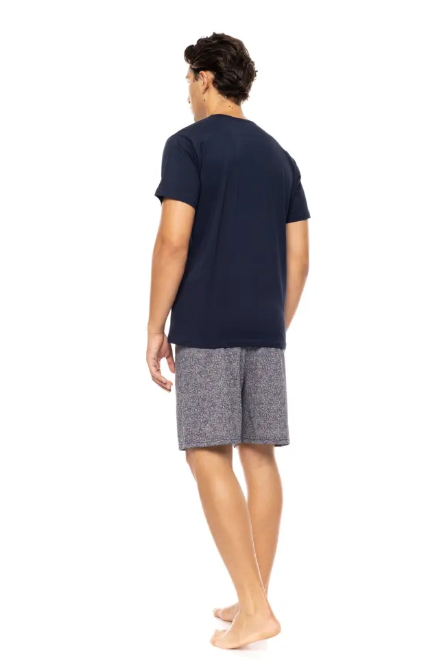 S-M565 - Yacht Blue - PYJAMA 3PCS MIDNIGHT BLUE - L 3