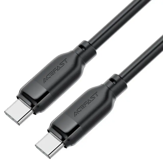Καλώδιο Acefast C16-03 USB-C σε USB-C 60W 3A USB2.0 Μαύρο 1.2m