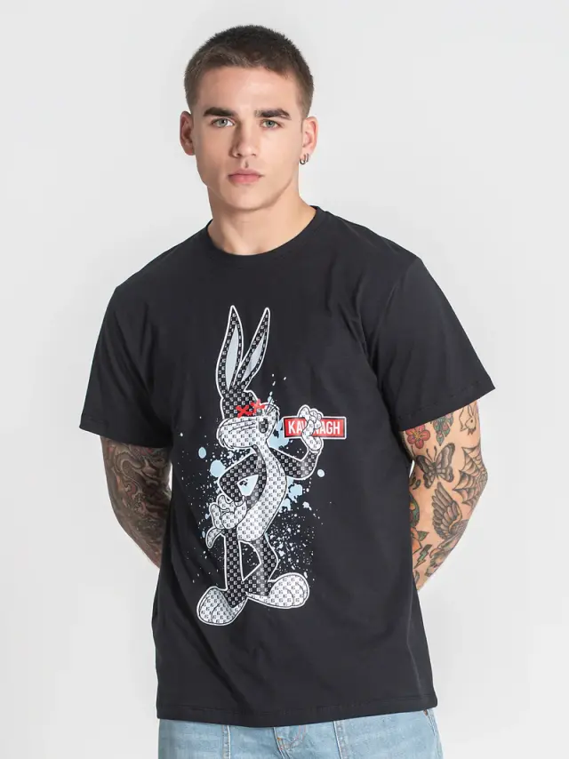Gianni Kavanagh Ανδρικό BUNNY T-Shirt – Black - M