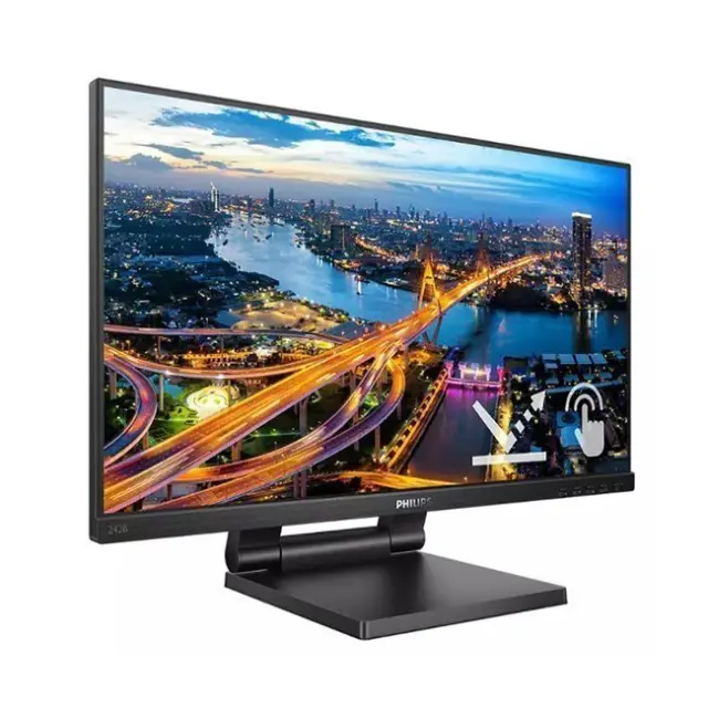 Philips 242B1TC 60.5 cm (23.8") 1920 x 1080 pixels Multi-touch Black 2