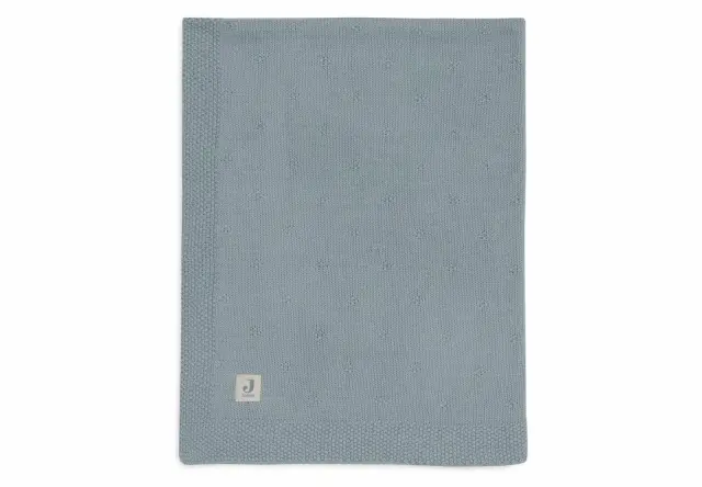 Πλεκτή Κουβέρτα Cosy Knit Sea Green (75x100 εκ.) - Jollein 2