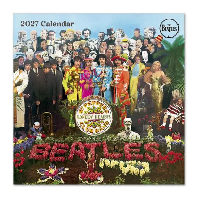 HMEΡΟΛΟΓΙΟ ΤΟΙΧΟΥ THE BEATLES 2027 30X30 CALENDAR CP27041