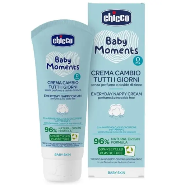 Chicco Baby Moments Nappy Cream Κρέμα Συγκάματος για Βρέφη 0m+ 100ml