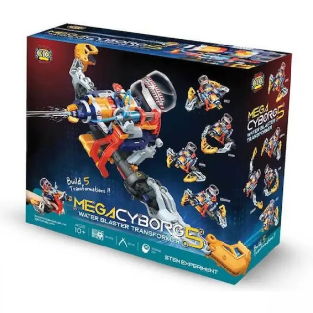 The Source® Construct & Create Mega Cyborg 5- Water Blast