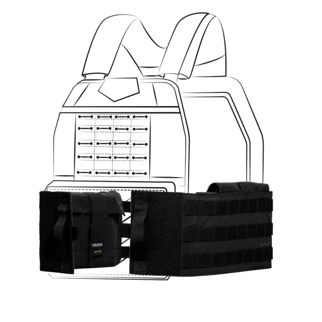 Pentagon Combat Modular Cummerbund-Ζώνη Μέσης  - 01-Black-Μαύρο
