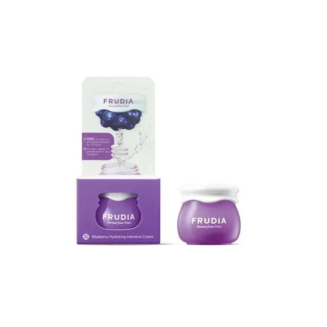Frudia Blueberry Hydrating Intensive Cream Κρέμα Προσώπου (Travel Size - Mini) 10g 2