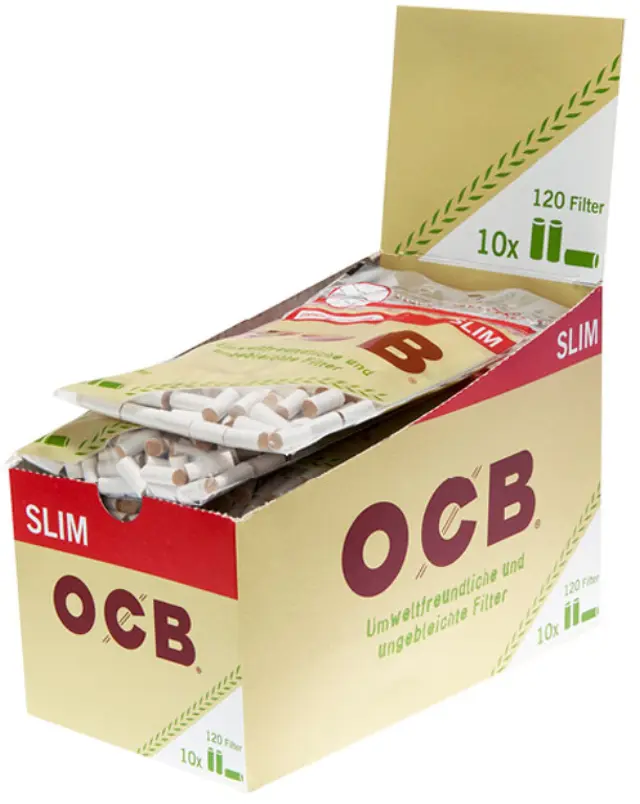 OCB Φιλτράκια Organic Hemp 120 - Slim 3