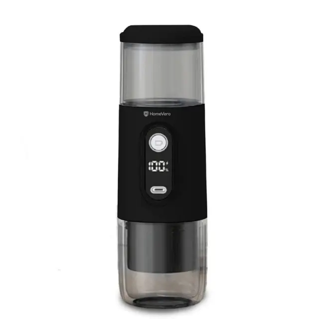 Φορητή Μηχανή Espresso σε μαύρο χρώμα - Portable Espresso Maker HomeVero HV-PEM5B