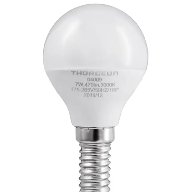 LED Light bulb 7W E14 P45 3000K 470lm