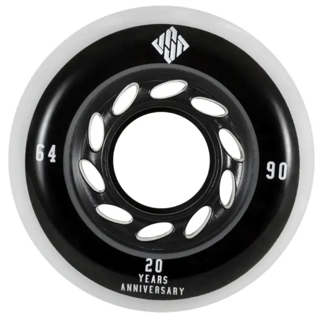 USD Team 64/90A Ροδάκια - Μαύρο/Λευκό