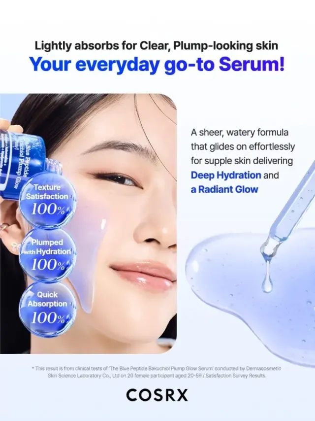 COSRX - The Blue Peptide Bakuchiol Plump Glow Serum 50ml - Ορός Προσώπου με Πεπτίδια Χαλκού & Bakuchiol 3